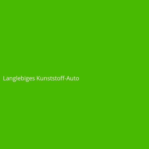 Langlebiges Kunststoff-Auto