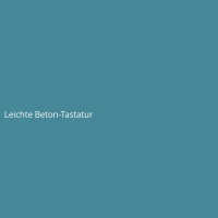 Leichte Beton-Tastatur