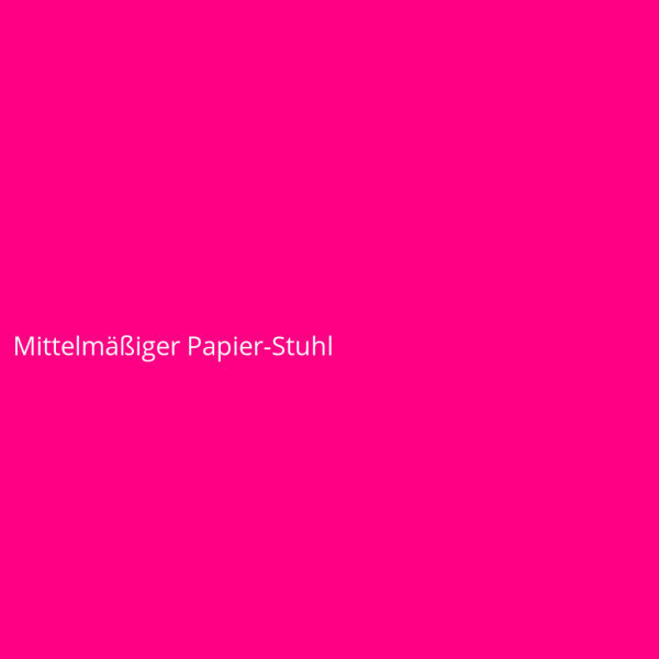 Mittelm&auml;&szlig;iger Papier-Stuhl
