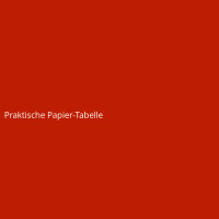 Praktische Papier-Tabelle