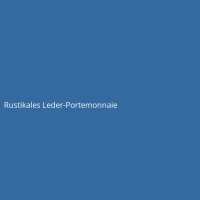 Rustikales Leder-Portemonnaie