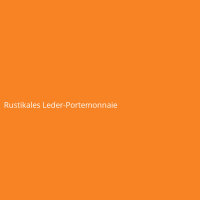 Rustikales Leder-Portemonnaie