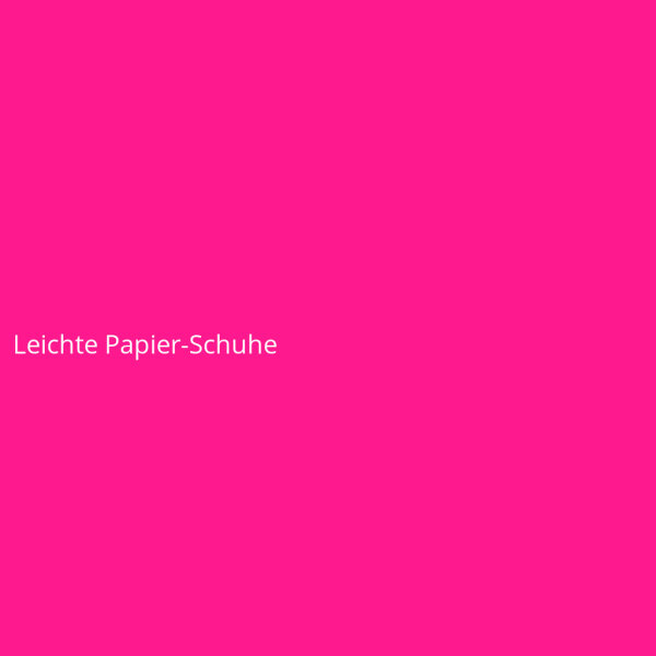 Leichte Papier-Schuhe