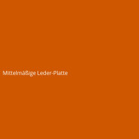 Mittelm&auml;&szlig;ige Leder-Platte